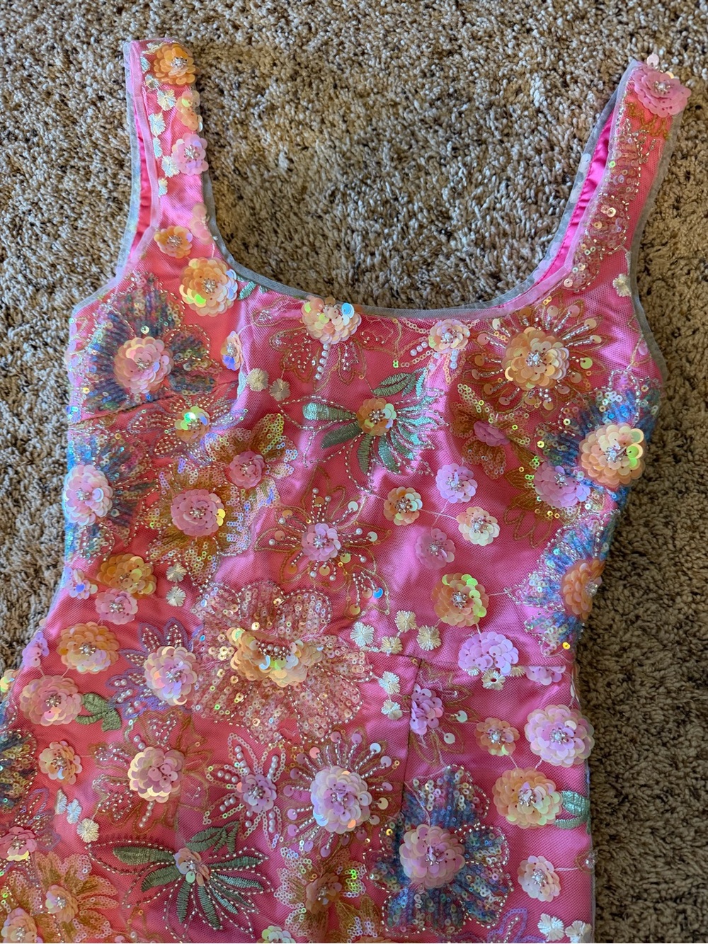 ELLIATT Nathalie Sequin floral gown. Size XS. Worn once. New season!! - Picture 5 of 10